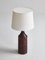 Grande Lampe de Bureau Vernie Couleur Sang de Boeuf par Axel Salto pour Royal Copenhagen, 1958 8