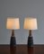 Danish stoneware Table Lamps from Michael Andersen & Sons, 1960s, Set of 2 3