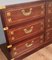 Mid-Century Italian Wood and Brass Marine Military Campaign Style Chest 4