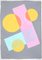 Ryan Rivadeneyra, Pastel Constructivist Forms, 2022, Acrylic on Paper, Image 1