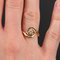 French Diamond Swirl Ring in 18 Karat Yellow Gold 8