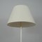 Lampadaire Mid-Century en Cuir Blanc et Laiton de Vereinigte Werkstätten, 1950s 4