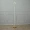 Mid-Century White Leather and Brass Floor Lamp from Vereinigte Werkstätten, 1950s 3