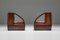 Art Nouveau Club Chairs in Mahogany by Carlo and Piero Zen, 1910, Set of 2, Image 4
