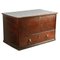 Antike Kiste aus Eiche mit einer Schublade 8
