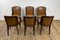 Art Deco French Gondola Chairs, 1930, Set of 6 1