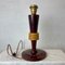 French Mahogany and Maple Lamp, Image 1