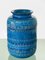 Mid-Century Italian Blue Ceramic Vase by Aldo Londi for Bitossi, 1960s, Image 14