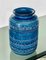 Mid-Century Italian Blue Ceramic Vase by Aldo Londi for Bitossi, 1960s 18