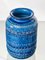 Mid-Century Italian Blue Ceramic Vase by Aldo Londi for Bitossi, 1960s 16