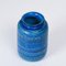 Mid-Century Italian Blue Ceramic Vase by Aldo Londi for Bitossi, 1960s 12
