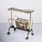 Mid-Century Aluminum and Formica Trolley Magazine Rack by Ico and Luisa Parisi for MB, 1960s, Image 15