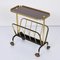 Mid-Century Aluminum and Formica Trolley Magazine Rack by Ico and Luisa Parisi for MB, 1960s 16