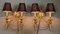 Neoklassizistische italienische Wandlampen aus vergoldetem Messing von Gaetano Sciolari für Sciolari, 1960er, 2er Set 2