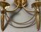 Neoclassical Italian Wall Lights in Gilt Brass by Gaetano Sciolari for Sciolari, 1960s, Set of 2, Image 16