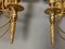 Neoclassical Italian Wall Lights in Gilt Brass by Gaetano Sciolari for Sciolari, 1960s, Set of 2 9