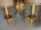 Italian Neoclassical Gilt Brass Wall Lights by Sciolari, 1960s, Set of 2, Image 5