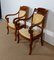 19th Century Walnut Stock Armchairs, Set of 2 3