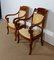 19th Century Walnut Stock Armchairs, Set of 2, Image 3