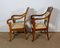 19th Century Walnut Stock Armchairs, Set of 2, Image 6