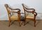 19th Century Walnut Stock Armchairs, Set of 2 5