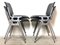 Black DSC106 Desk Chairs by Giancarlo Piretti for Anonima Castelli, Italy, 1960, Set of 4 1