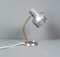 German Bauhaus Kaiser Idell Style Desk Lamp in Silver & Gold With Swan Neck, 1950s 3