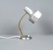 German Bauhaus Kaiser Idell Style Desk Lamp in Silver & Gold With Swan Neck, 1950s 6