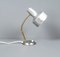 German Bauhaus Kaiser Idell Style Desk Lamp in Silver & Gold With Swan Neck, 1950s, Image 6