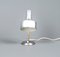 German Bauhaus Kaiser Idell Style Desk Lamp in Silver & Gold With Swan Neck, 1950s 5