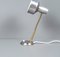 German Bauhaus Kaiser Idell Style Desk Lamp in Silver & Gold With Swan Neck, 1950s, Image 11