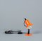 German Orange Desk Lamp from Brilliant Leuchten, 1950s, Image 4