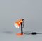 German Orange Desk Lamp from Brilliant Leuchten, 1950s 8