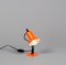 Lámpara de escritorio alemana en naranja de Brilliant Leuchten, años 50, Imagen 3