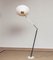 Marble Floor Lamp in Clear Plastic from Stilux Milano, 1950s, Image 1