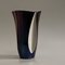 French Blue & Beige Ceramic Vase from Verceram, 1960s, Image 4