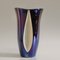 French Blue & Beige Ceramic Vase from Verceram, 1960s 7