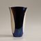 French Blue & Beige Ceramic Vase from Verceram, 1960s 5