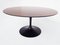 Round Black Tulip Dining Table in Tobacco Stained Oak by Eero Saarinen for Knoll Inc. / Knoll International, USA, 1957 3