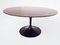 Runder schwarzer Tulip Esstisch aus tabakfarbener Eiche von Eero Saarinen für Knoll Inc. / Knoll International, USA, 1957 3