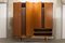 Armadio a quattro ante in teak con cassetti e maniglie in legno massiccio, Scandinavia, anni '60, Immagine 60