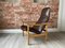 Brown Leather Lounge Chair 4