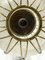 Brass & Etched Glass Chandelier from Arredoluce, 1950s, Image 5