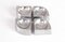 Mid-Century skandinavischer moderner handgefertigter 4-teiliger Aschenbecher aus Aluminium von Giancarlo Piretti für Castelli / Anonima Castelli, 1960er 2