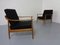 Mid-Century German Cherrywood Armchairs from Knoll Antimott, Set of 2, 1950s 5