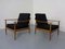 Mid-Century German Cherrywood Armchairs from Knoll Antimott, Set of 2, 1950s 1