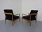 Mid-Century German Cherrywood Armchairs from Knoll Antimott, Set of 2, 1950s 8
