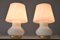 Mid-Century Modern Murano Glass Mushroom Table Lamps for Vetri, Italy, 1960s, Set of 2 7