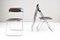 Mid-Century Modern Plia Folding Chairs by Giancarlo Piretti for Castelli, Italy, 1960s, Set of 3 2