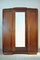 French Art Deco Three-Door Cabinet with Faceted Mirror 1